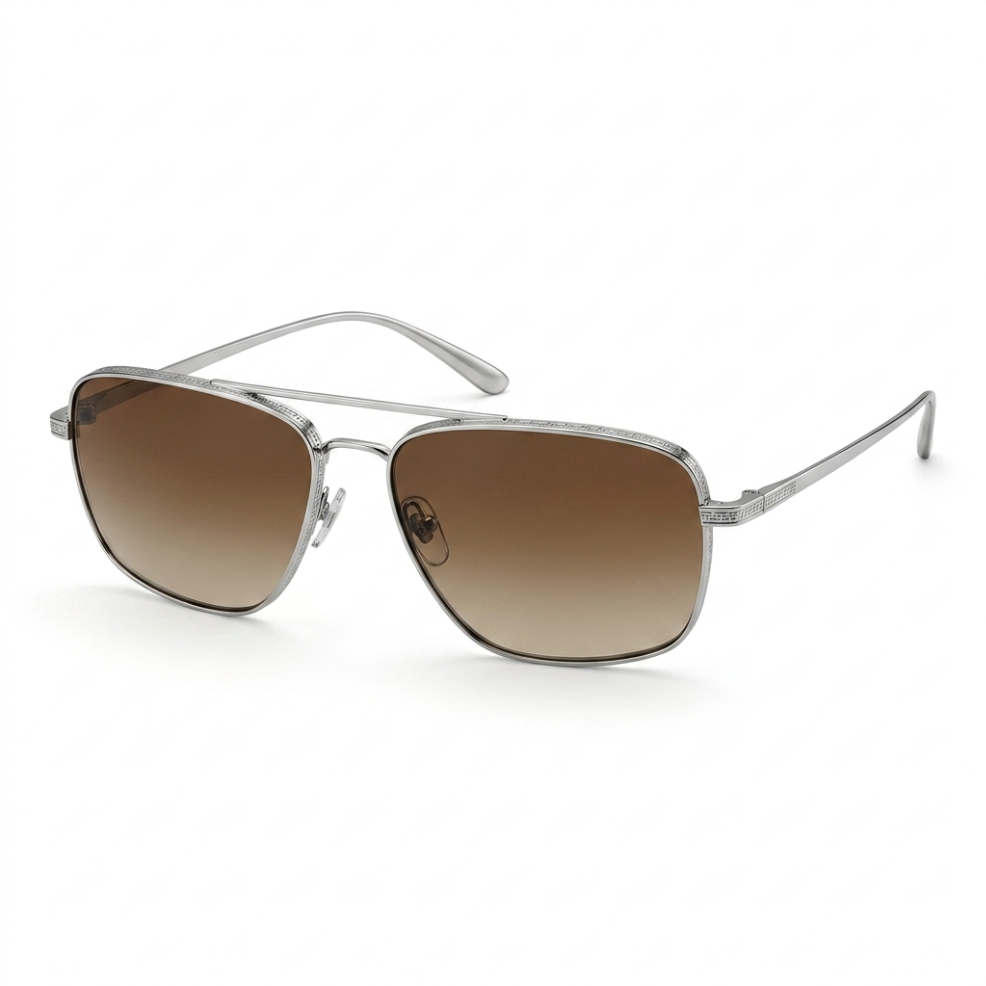 Versace MOD 2216 1001/13 in Silver / Tan
